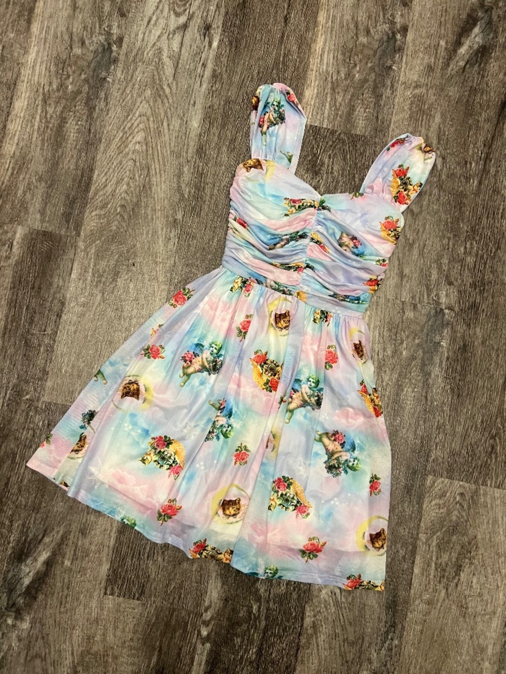 Jawbreaker Pastel Cherub Mini Dress